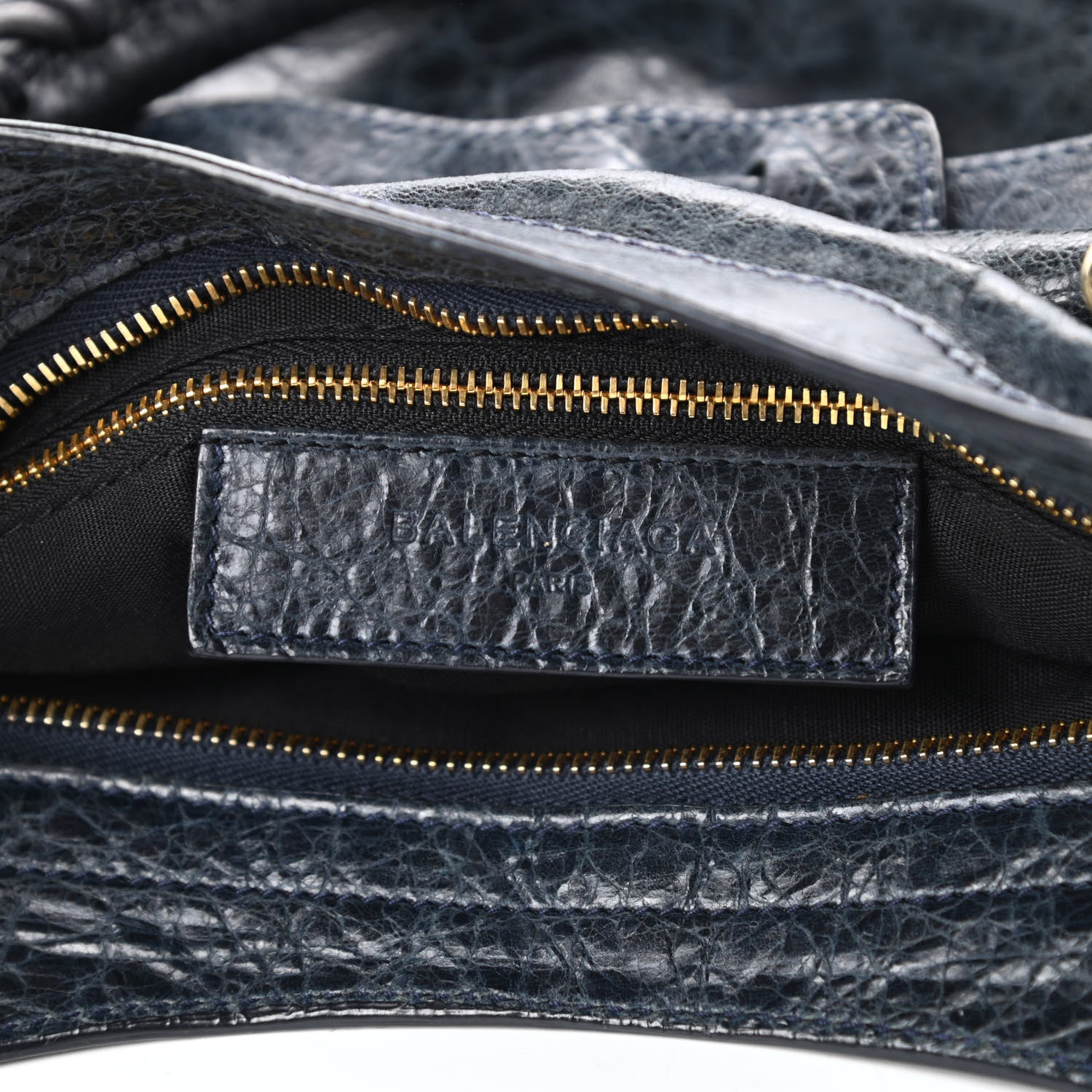 Balenciaga Agneau Giant 12 Gold Hardware City Bleu Obscur 6 of 11