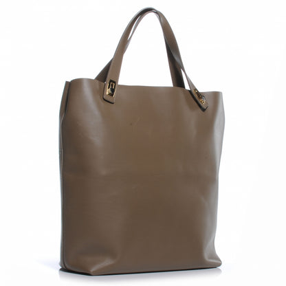 Balenciaga Calfskin Pocket Tote M Khaki and Black 3 of 8