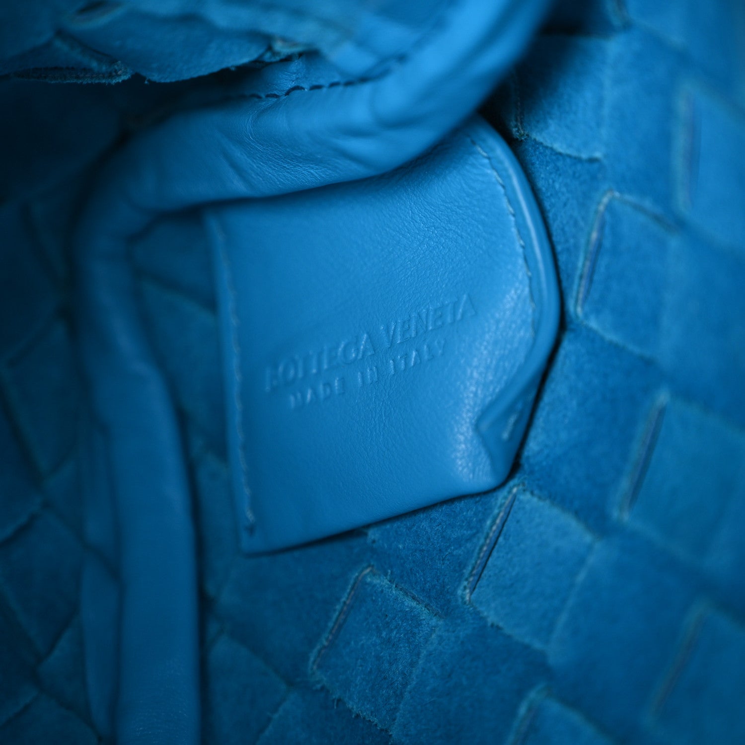 Bottega Veneta Calfskin Intrecciato Small Camera Bag Pool Blue 6 of 11