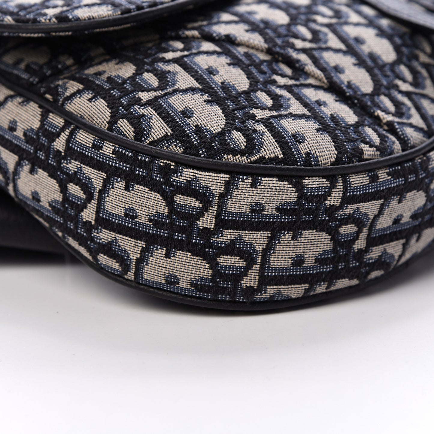 Oblique Mens Saddle Bag Blue