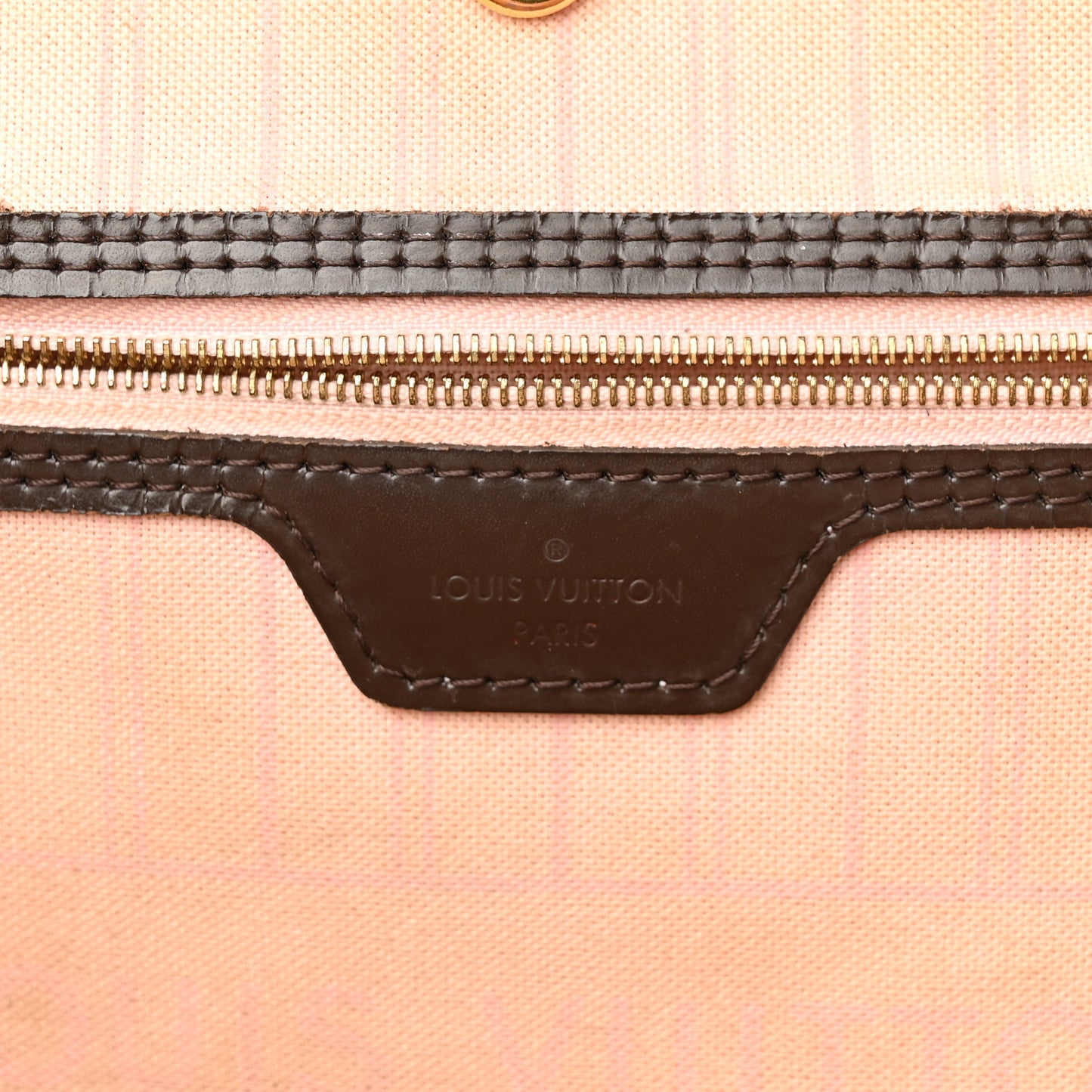 Damier Ebene Neo Neverfull MM Rose Ballerine