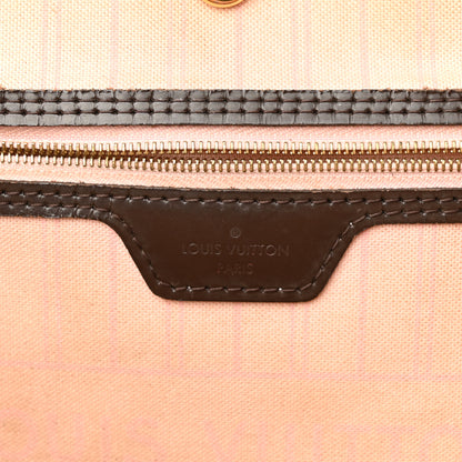 Louis Vuitton Damier Ebene Neo Neverfull MM Rose Ballerine 6 of 16