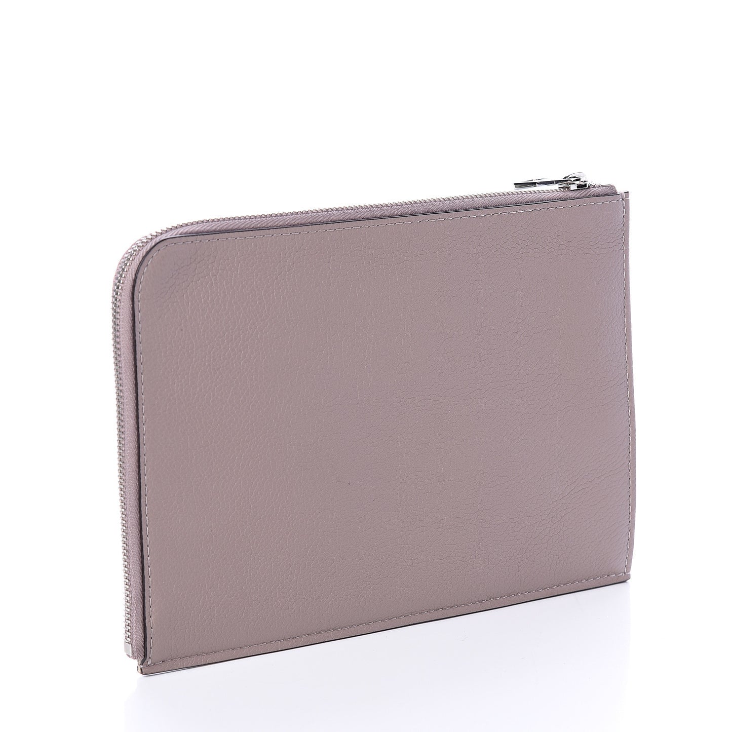 Veau Cachemire Zip Pouch Galet