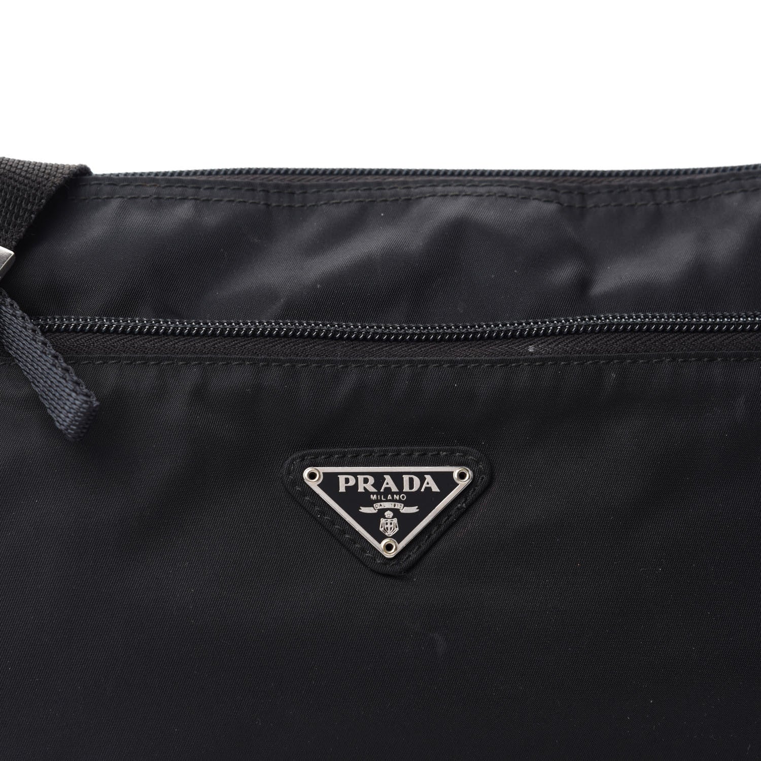Prada Nylon Vela Tracolla Messenger Bag Black 10 of 10