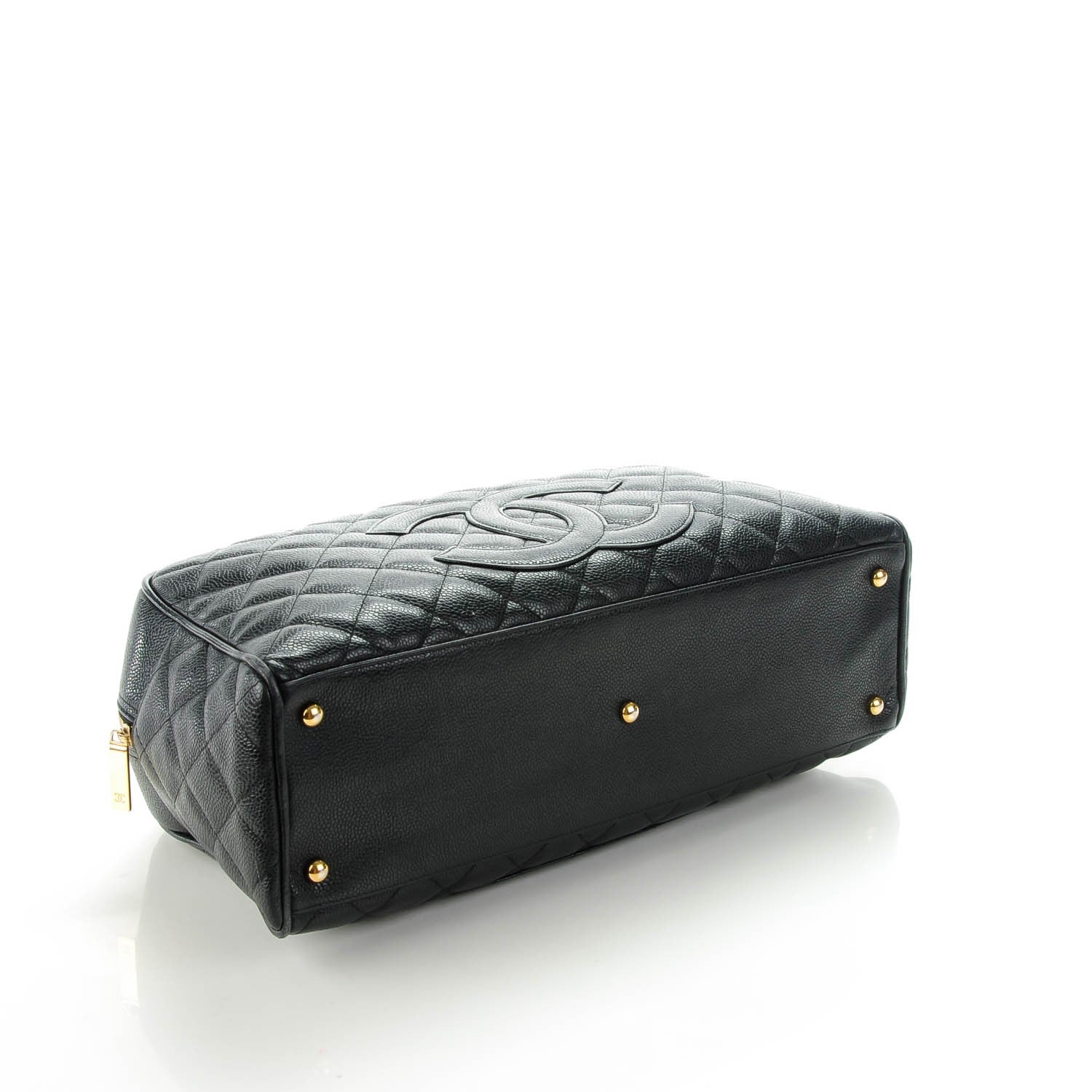 Chanel Caviar Quilted Large Bowler Black 4 of 12