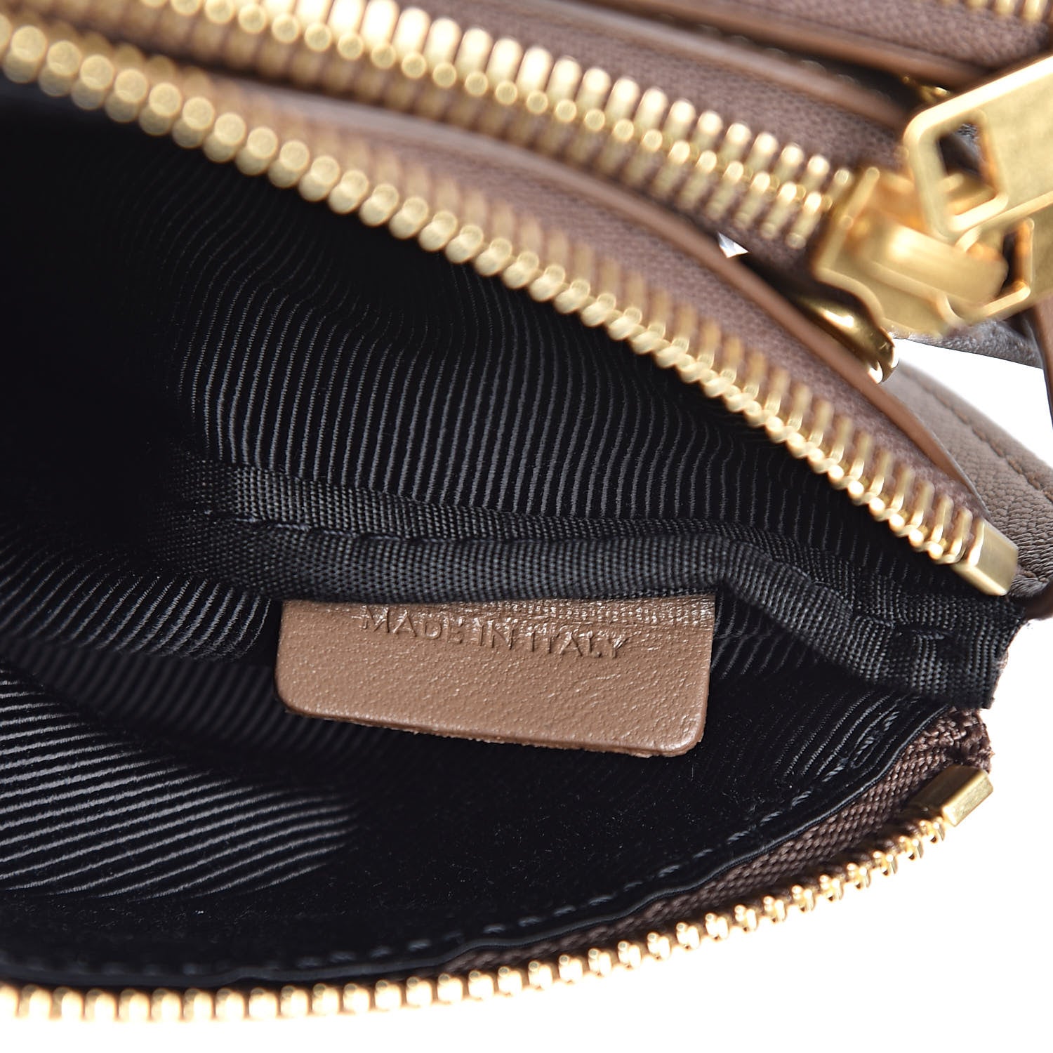 Celine Lambskin Large Trio Crossbody Bag Camel 6 of 11
