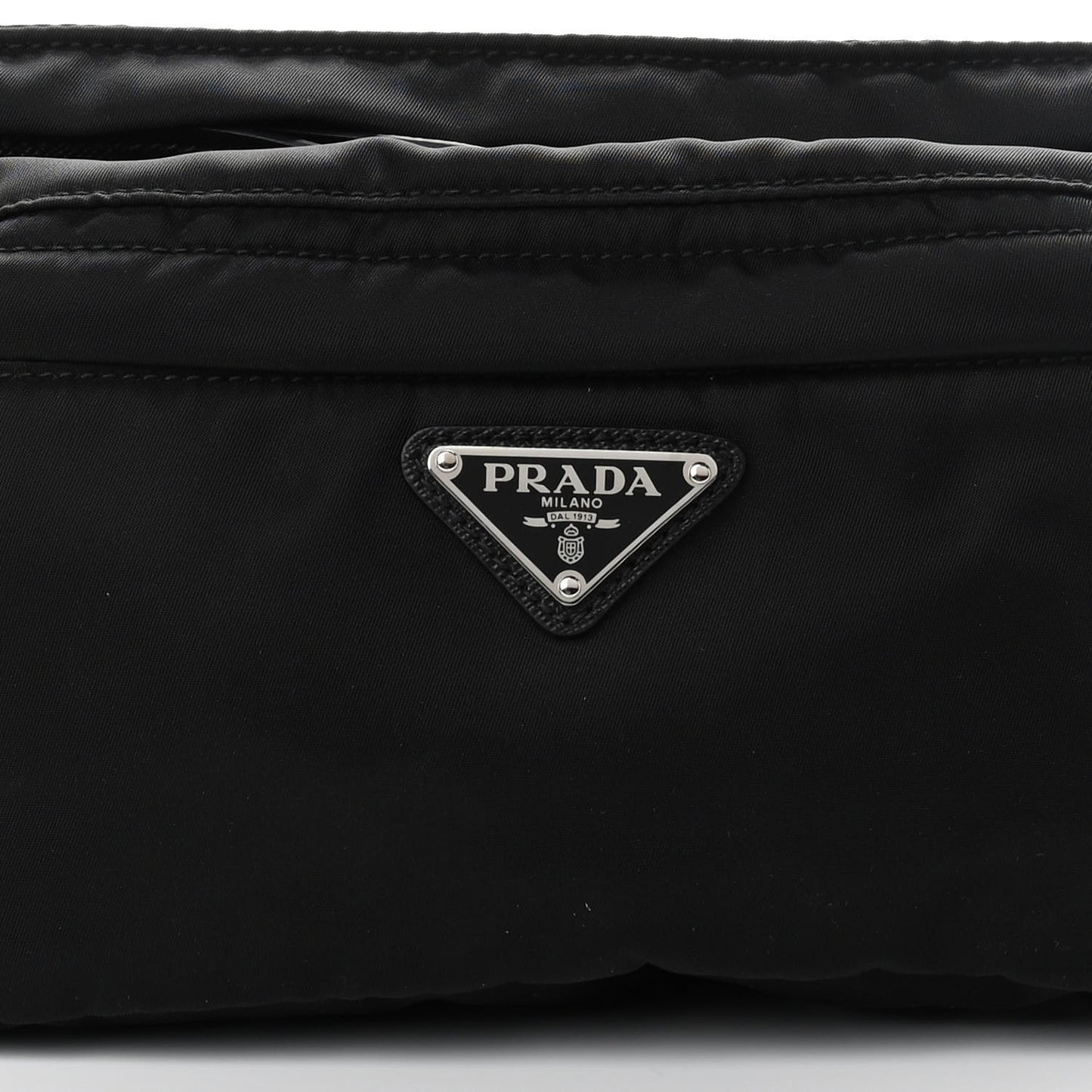 Tessuto Nylon Montagna Belt Bag Black