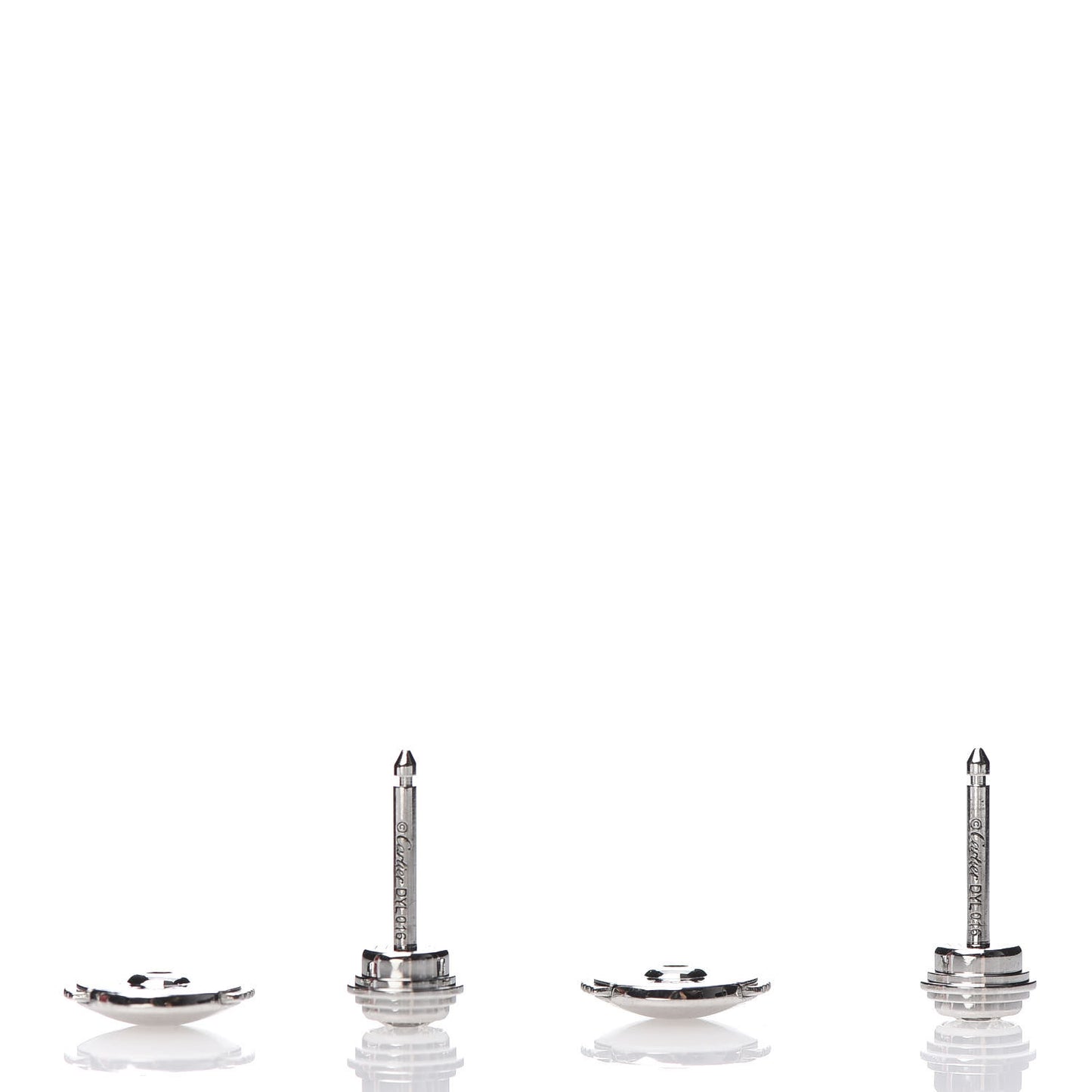 18K White Gold Diamond MM D'Amour Earrings