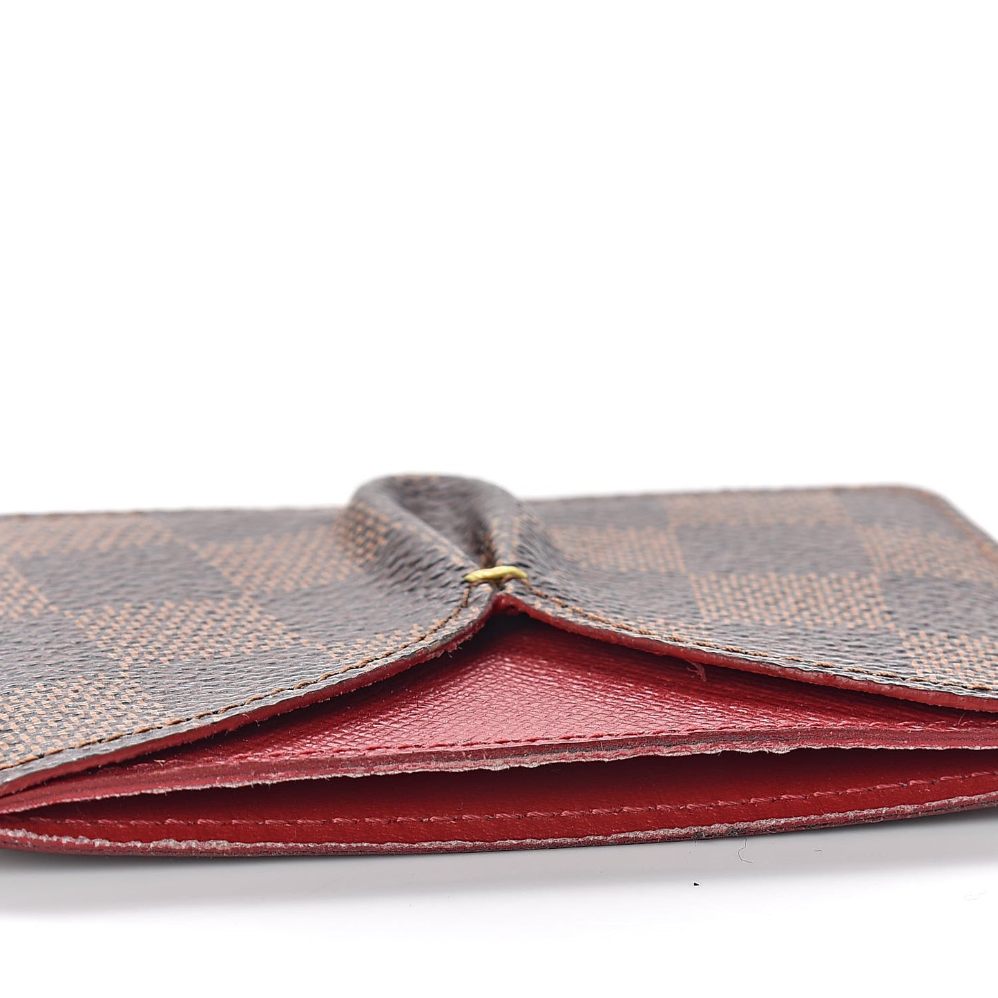 Damier Ebene Caissa Card Holder Cherry