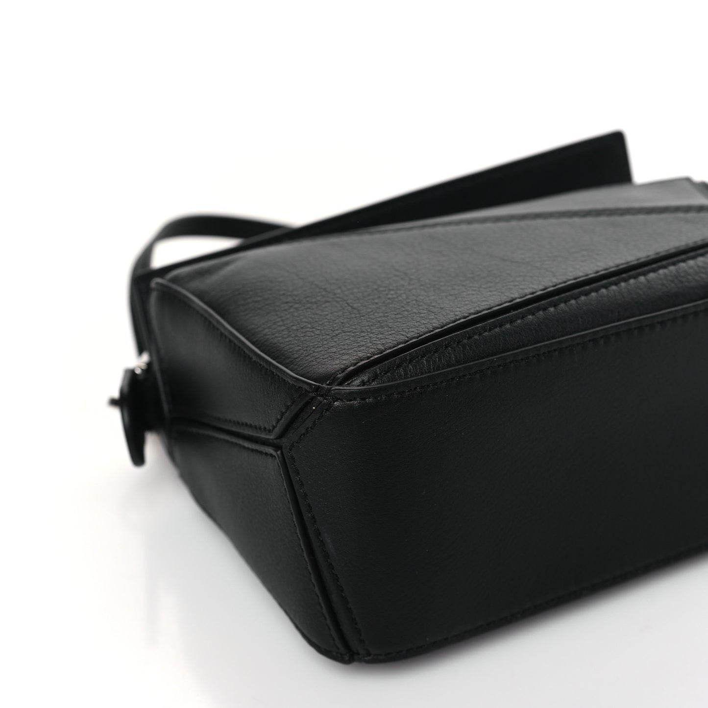 Calfskin Mini Puzzle Bag Black