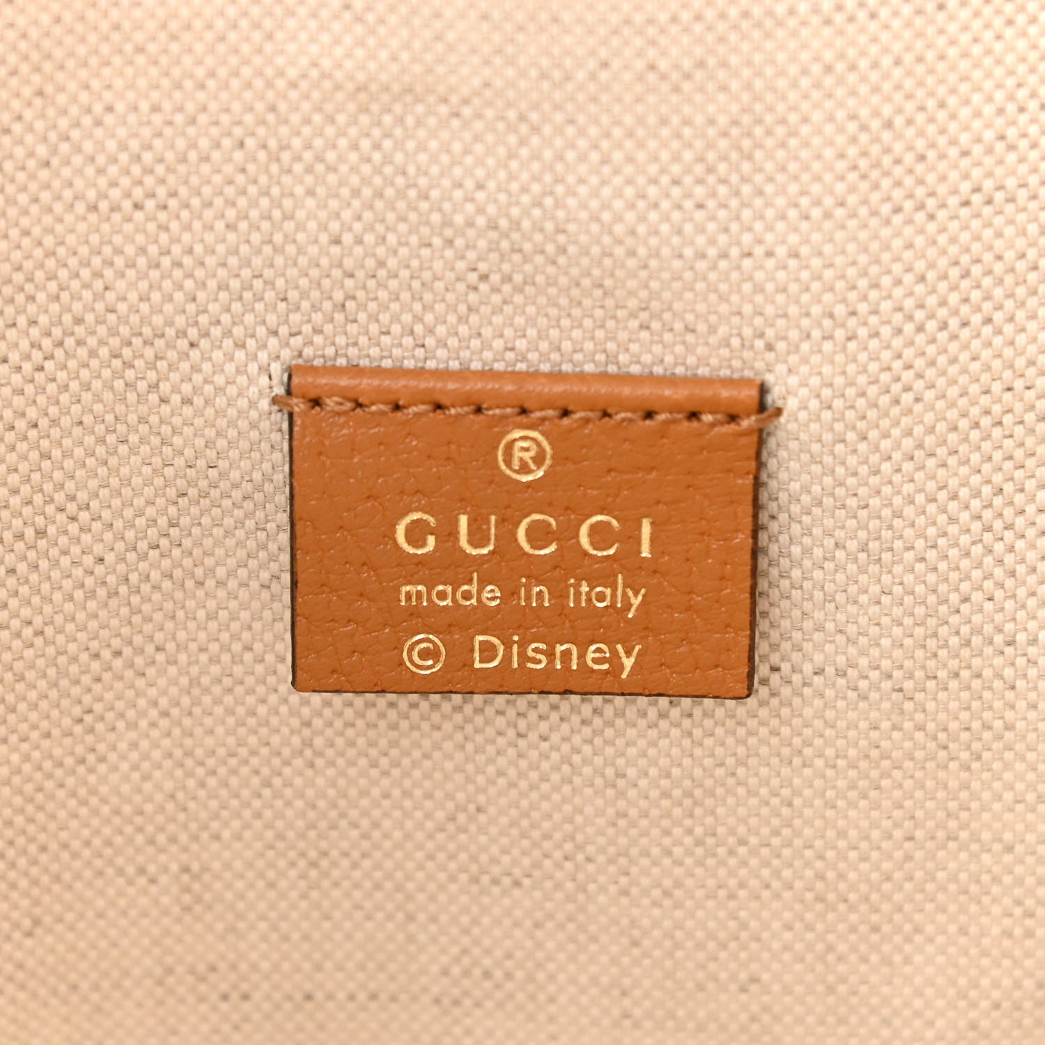 Gucci X DISNEY Mini Vintage GG Supreme Monogram Bucket Bag Beige Vintage Sun Oil 6 of 12