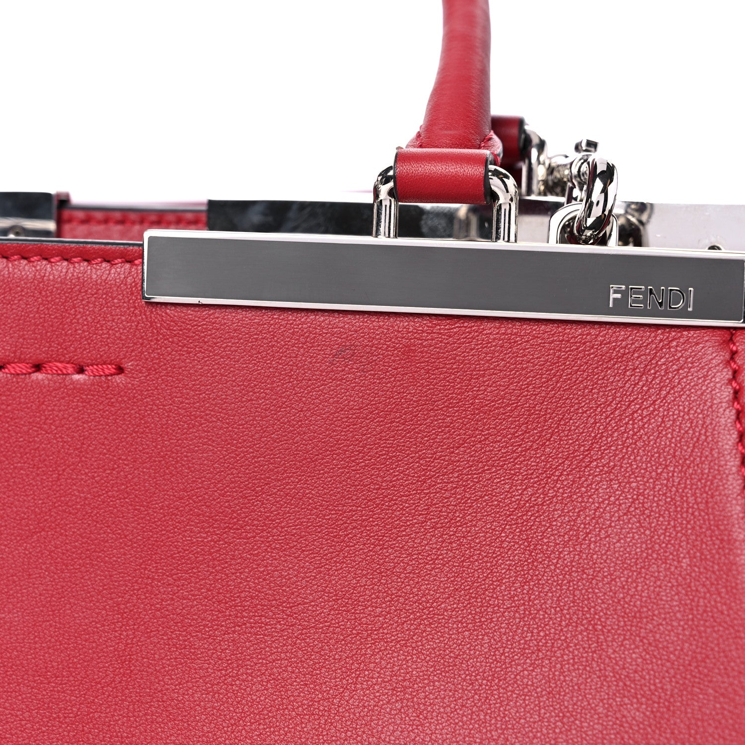 Fendi Vitello Dolce Petite 3Jours Tote Ribes 12 of 12