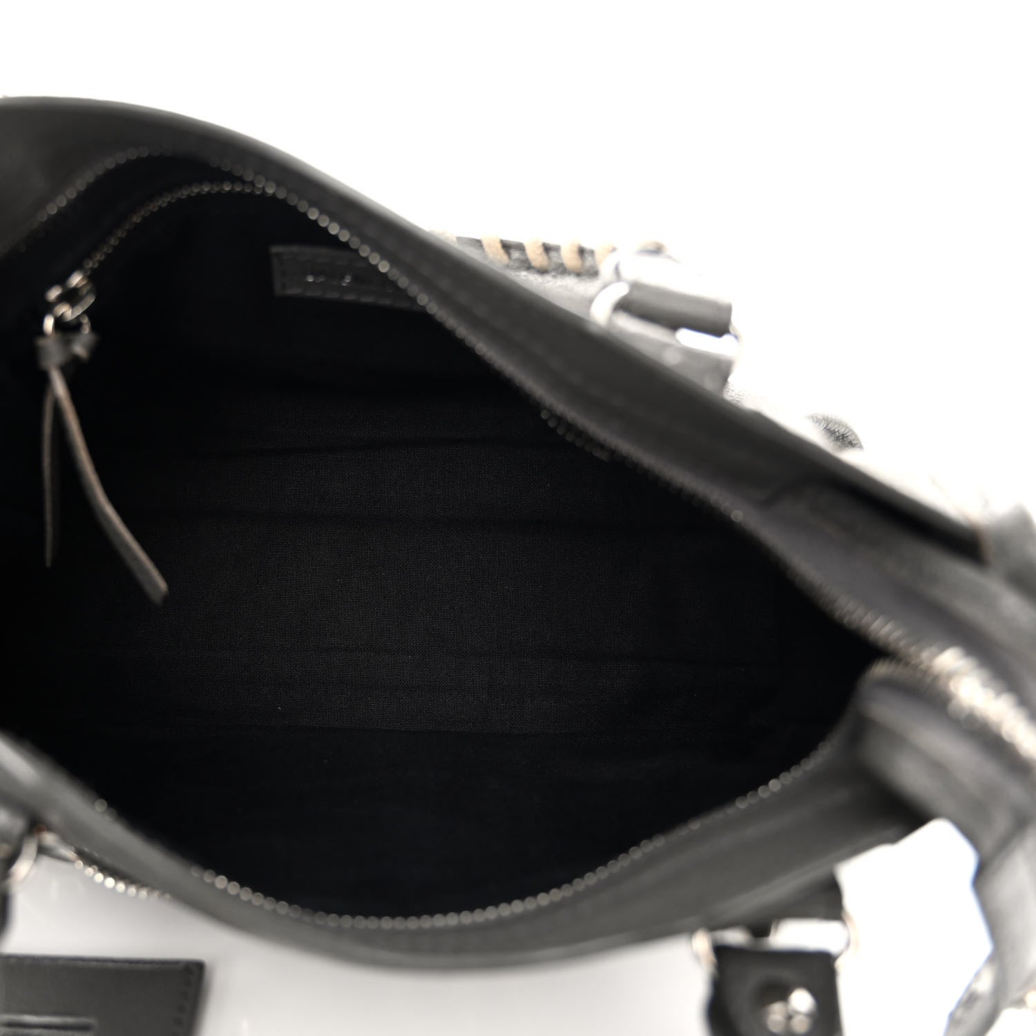 Balenciaga Chevre Silver Metallic Edge Hardware Mini City Gris Acier 5 of 9
