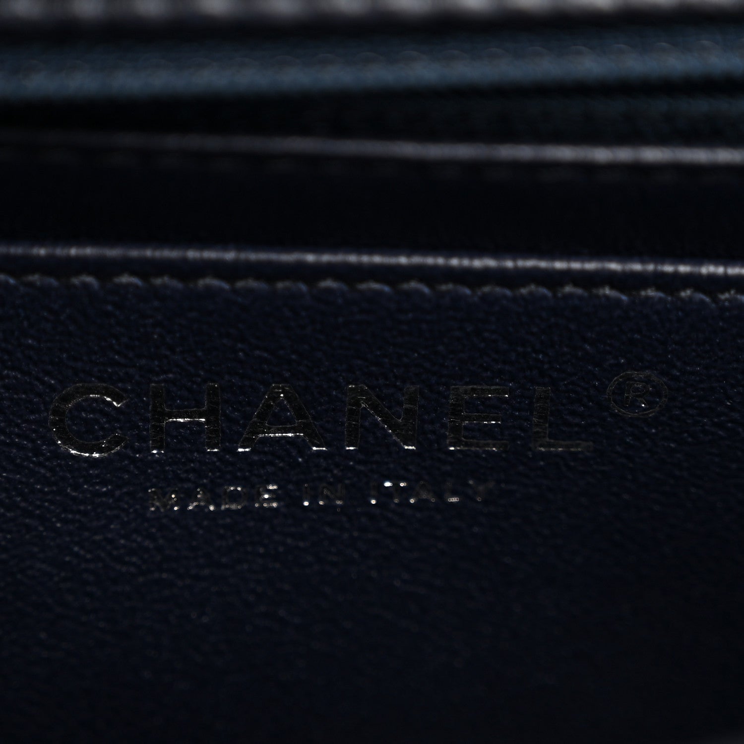 Chanel Caviar Quilted Mini Rectangular Flap Navy 6 of 14