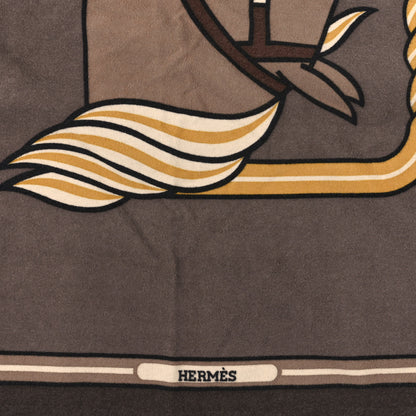 Hermes Cashmere Silk Quadrige Blanket 2 of 3