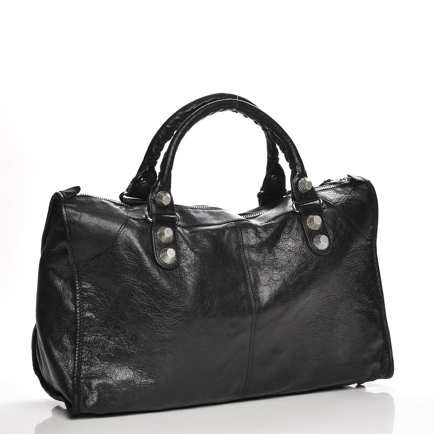 Agneau Giant 21 Silver Hardware Work Black