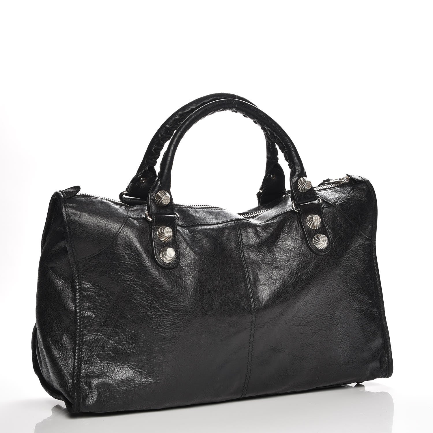 Balenciaga Agneau Giant 21 Silver Hardware Work Black 3 of 7