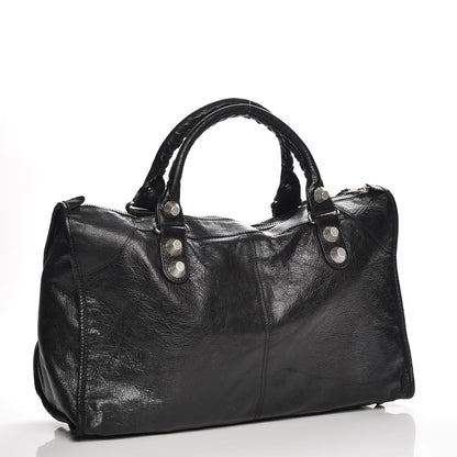 Balenciaga Agneau Giant 21 Silver Hardware Work Black 3 of 7