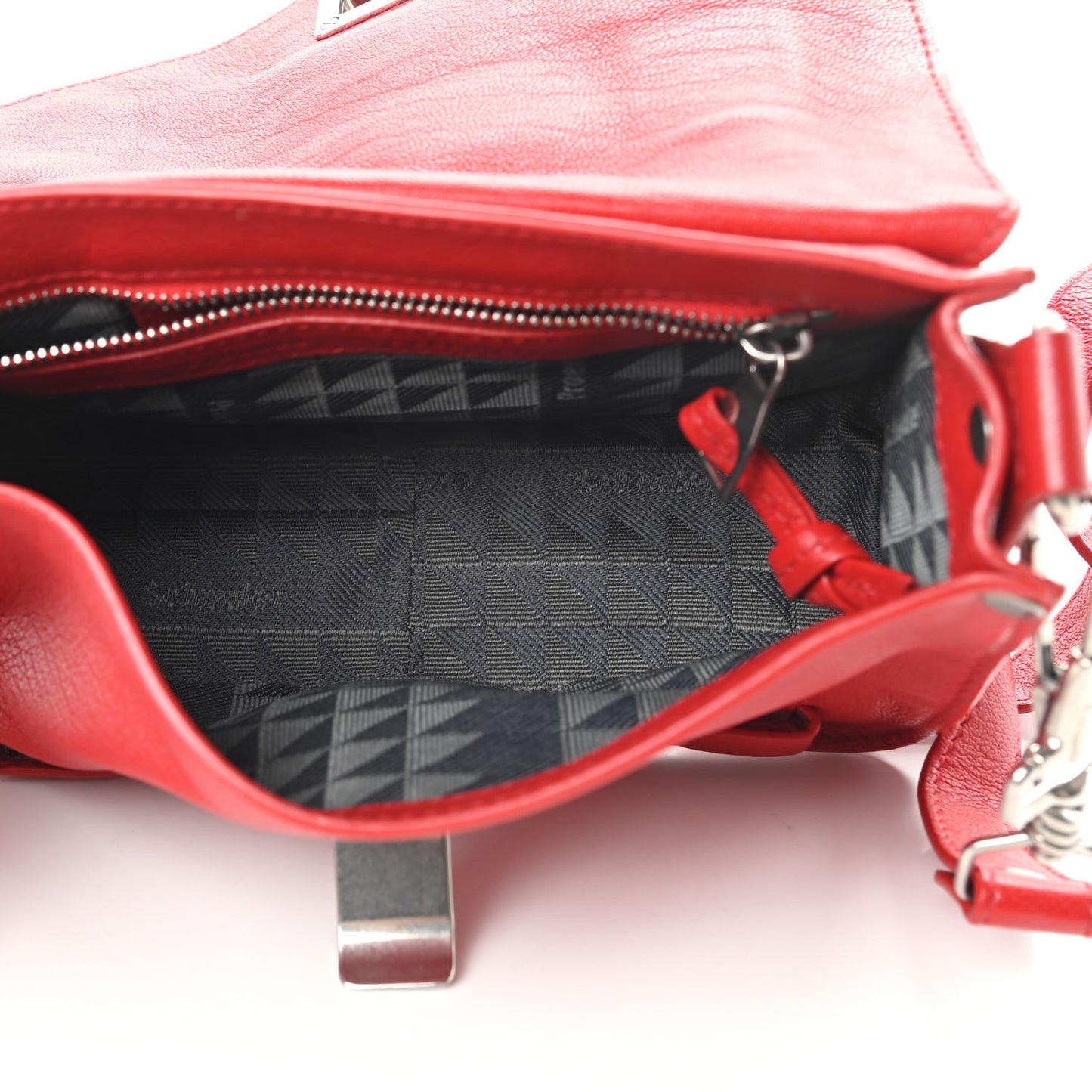 Lambskin PS1 Mini Crossbody Bag Red