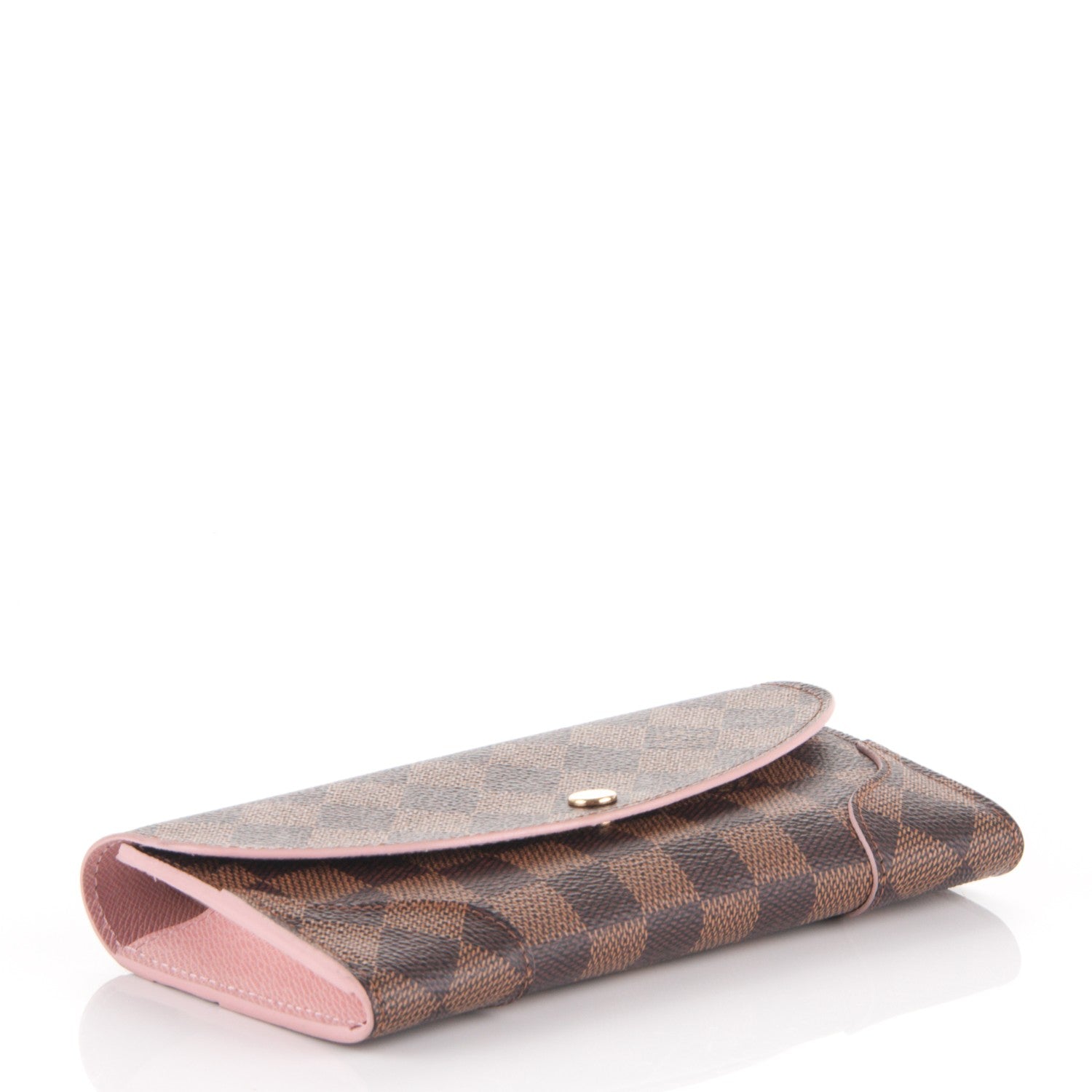 Louis Vuitton Damier Ebene Caissa Wallet Rose Ballerine 4 of 7