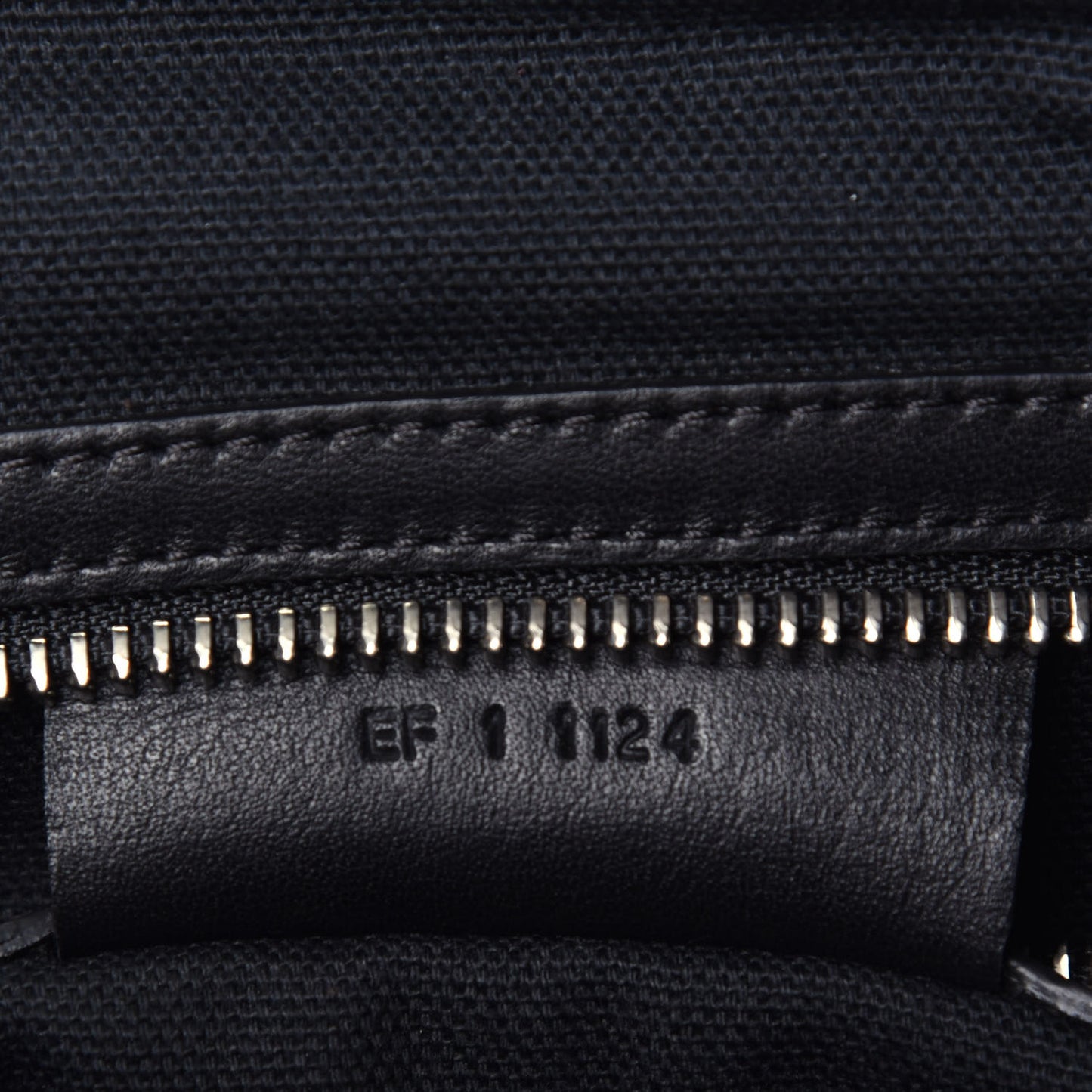 Smooth Calfskin Crocodile Embossed Medium Pandora Black