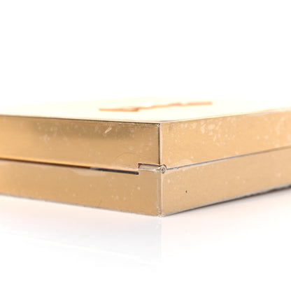 Saint Laurent Plexiglass Monogram Minaudiere Tuxedo Box Clutch Pale Sun Oro Antico 9 of 10