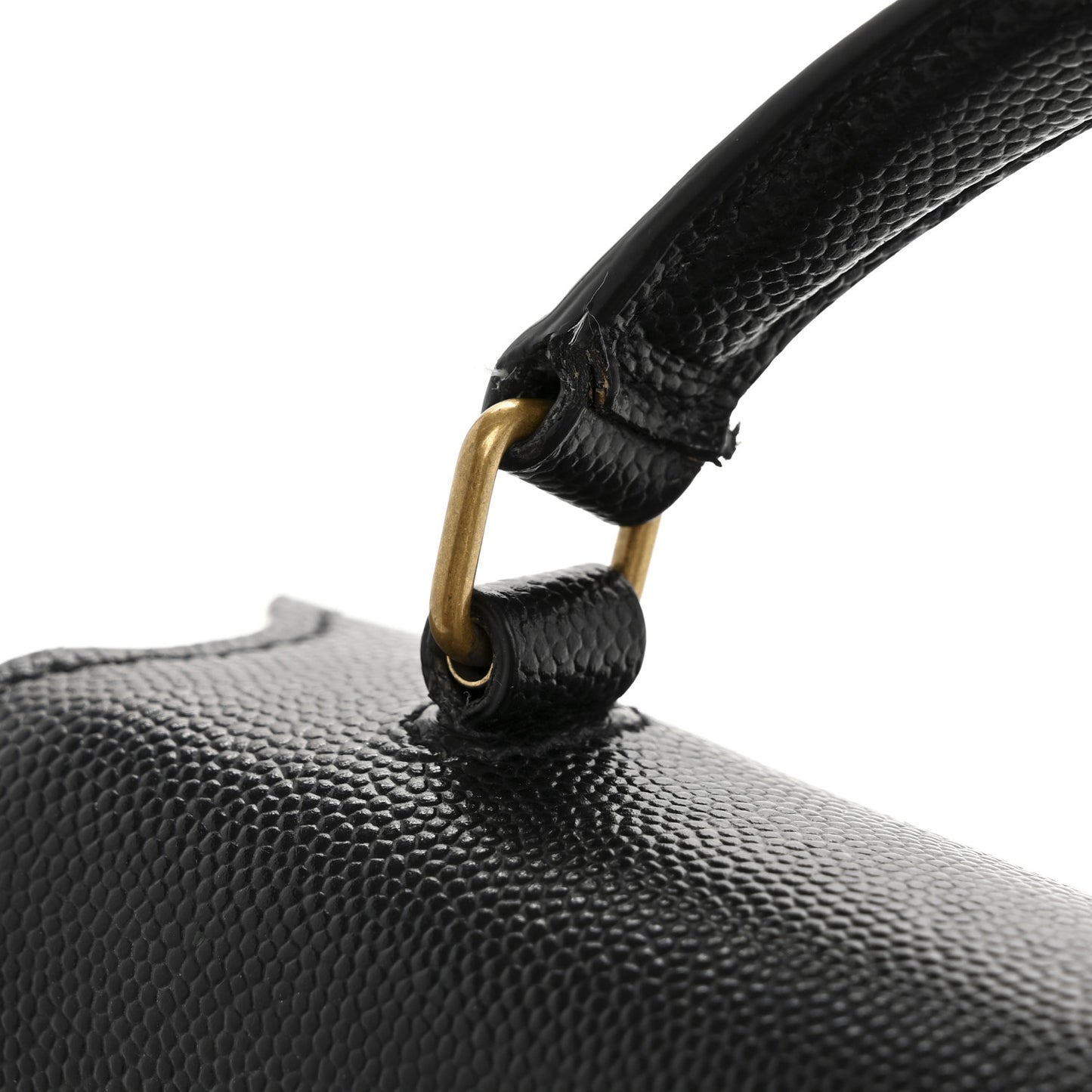 Grain de Poudre Mini Classic Monogram Cassandra Top Handle Black