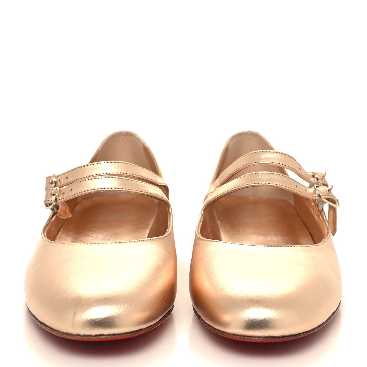 Nappa Metallic Sweet Jane Flats 40.5 Beige