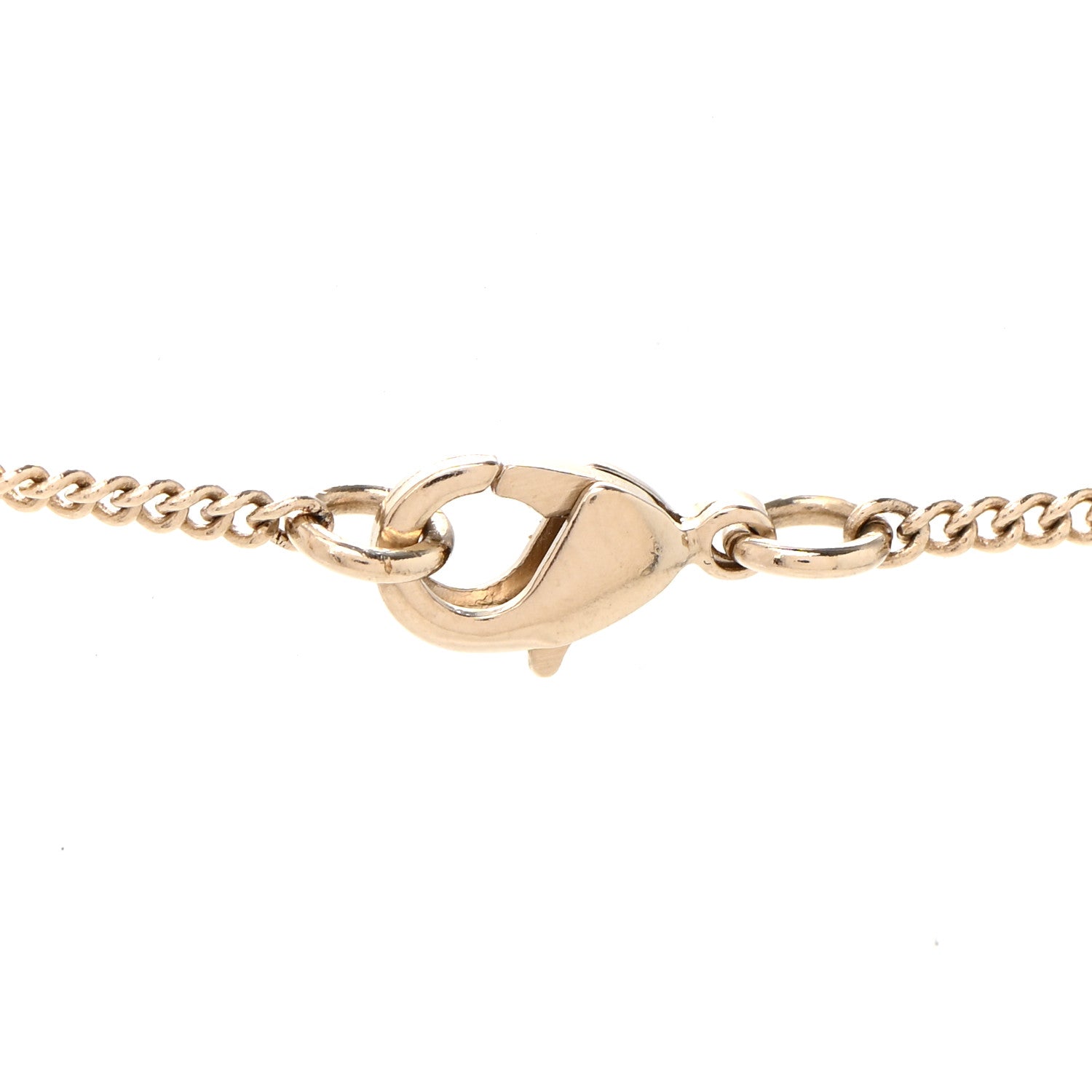 Chanel Baguette Crystal High Society CC Pendant Necklace Gold 5 of 7