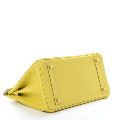 Hermes Epsom Birkin 30 Lime 3 of 10