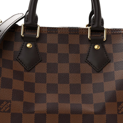 Louis Vuitton Damier Ebene Speedy Bandouliere 25 7 of 11