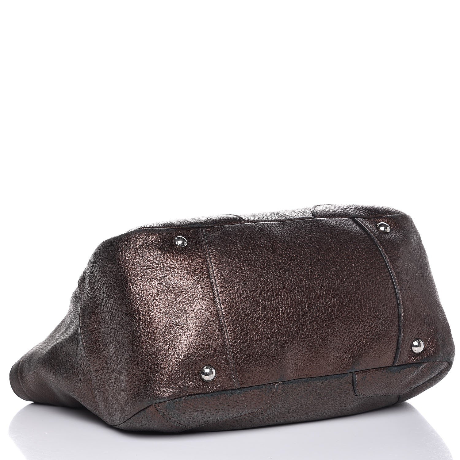 Prada Vitello Daino Shoulder Bag Antico Mordore 4 of 13