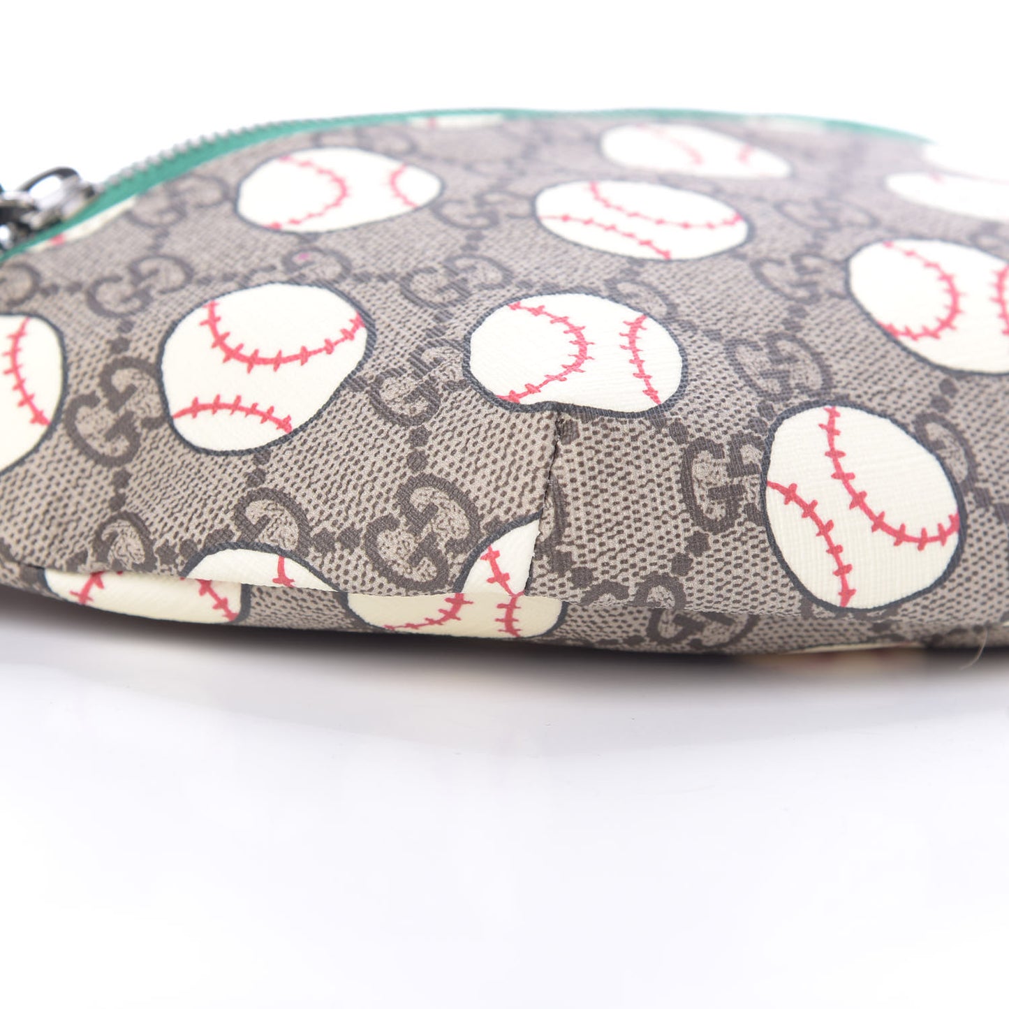 GG Supreme Monogram Baseballs Web Childrens Belt Bag