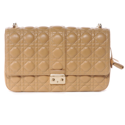 Christian Dior Lambskin Cannage Large Miss Dior Flap Beige 1 of 8