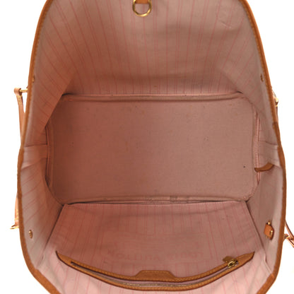 Louis Vuitton Damier Azur Neo Neverfull MM Rose Ballerine 6 of 11