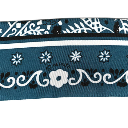 Hermes Silk Peuple Du Vent Bandana Twilly 3 of 5