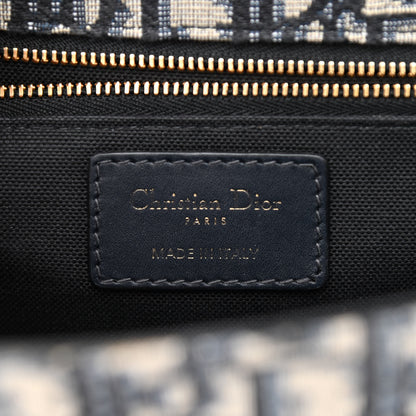 Christian Dior Oblique 30 Montaigne Chain Flap Bag Blue 6 of 10