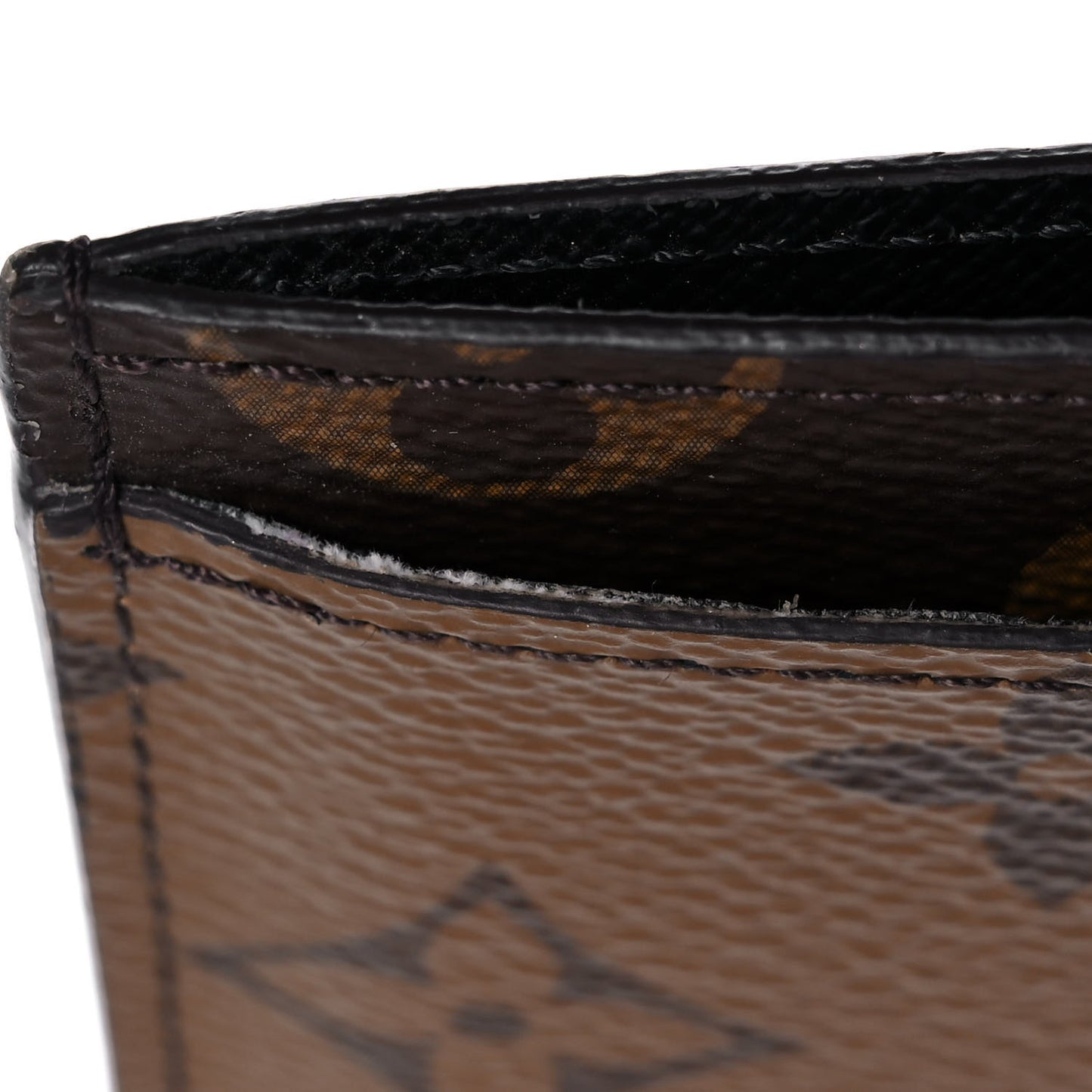Reverse Monogram Card Holder
