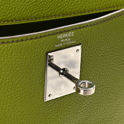 Hermes Taurillon Clemence Kelly Retourne 28 Vert Anis 7 of 12