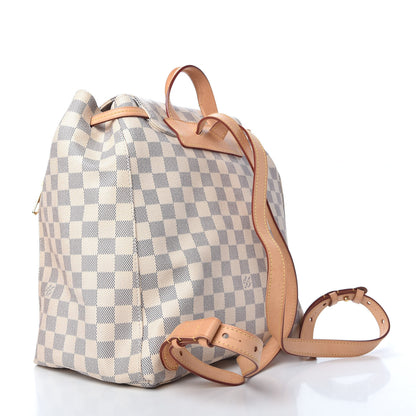 Louis Vuitton Damier Azur Sperone Backpack 3 of 9