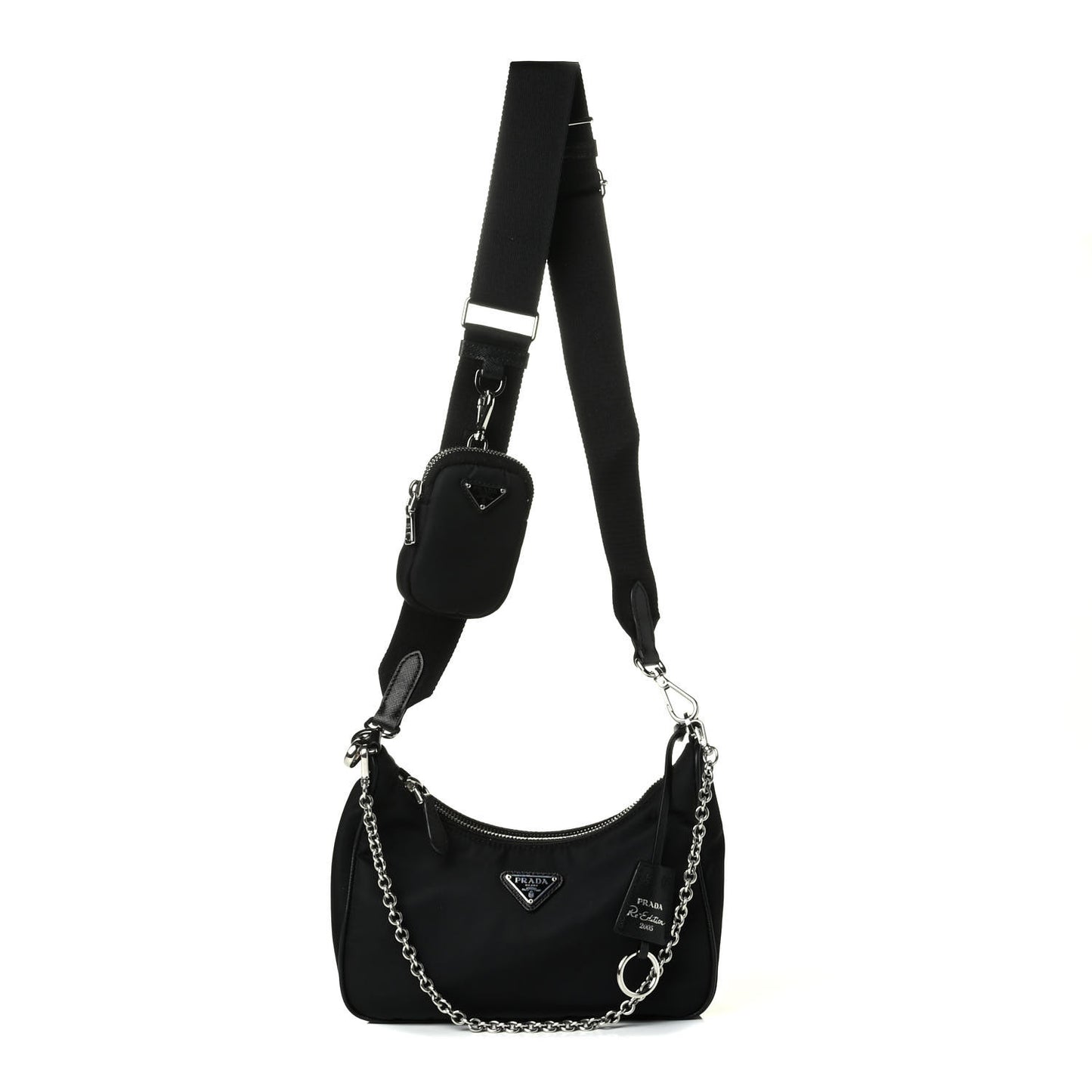 Nylon Re-Edition 2005 Shoulder Bag Black