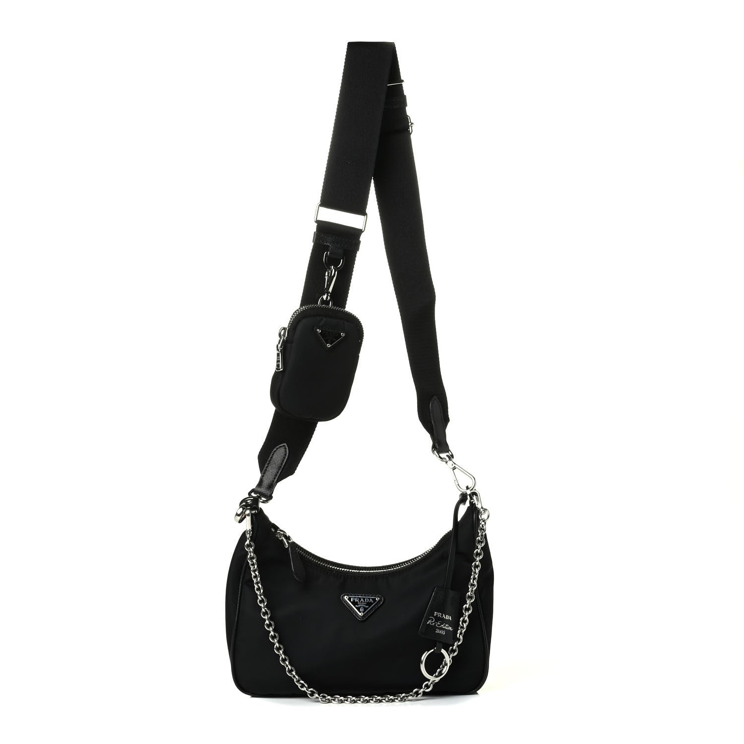 Prada Nylon Re-Edition 2005 Shoulder Bag Black 1 of 7