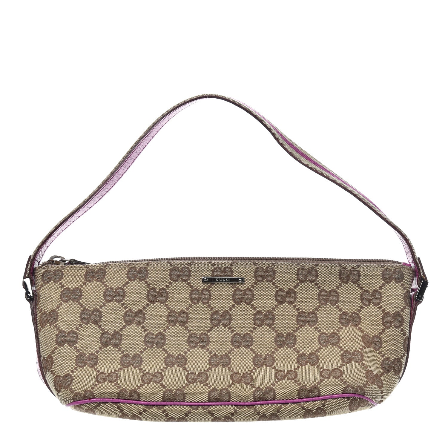 Gucci Monogram Boat Pochette Purple 1 of 9