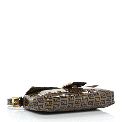 Fendi Vinyl Zucchino Baguette Tobacco 3 of 8