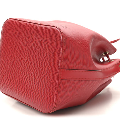Louis Vuitton Epi Petit Noe Castillan Red 9 of 9