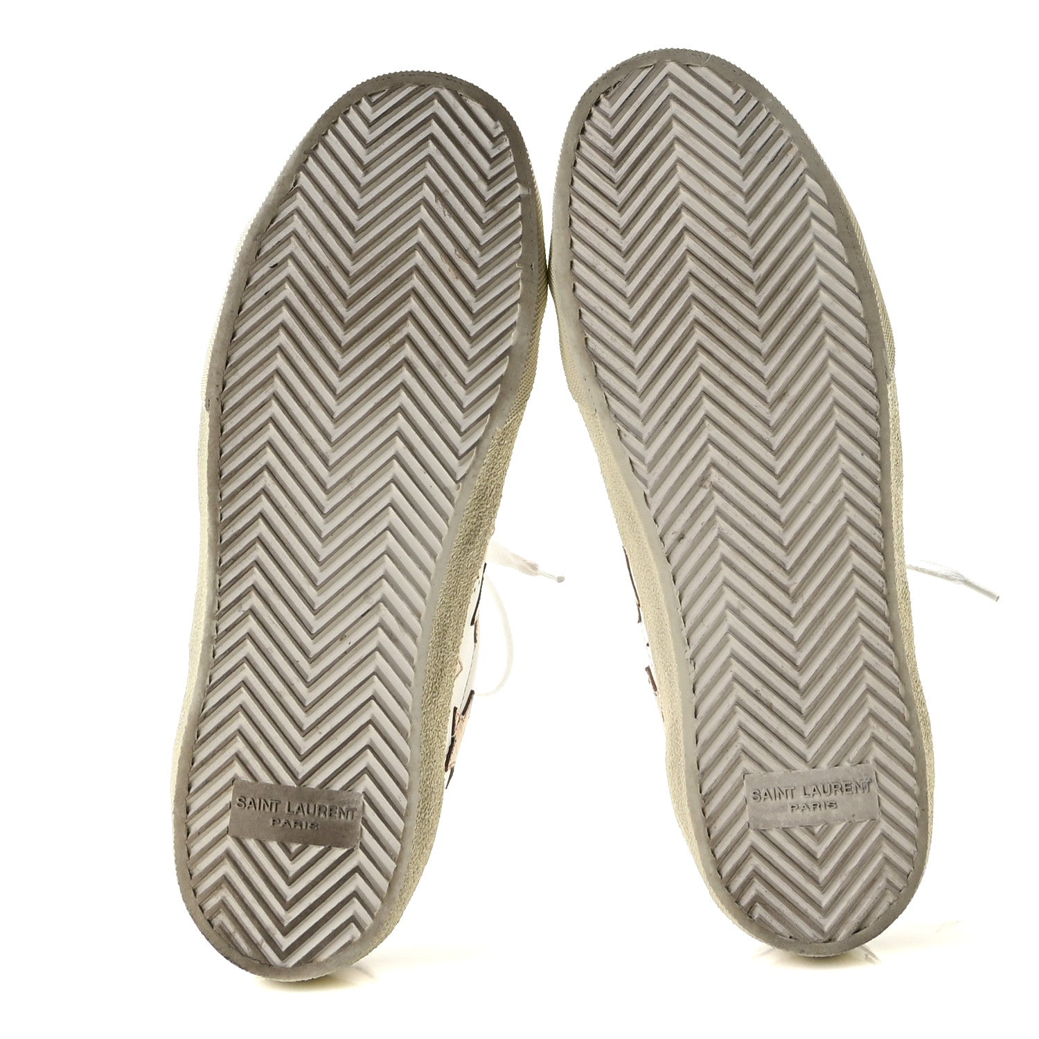 Saint Laurent Nappa Star Court Sneakers 36.5 Off White 8 of 11
