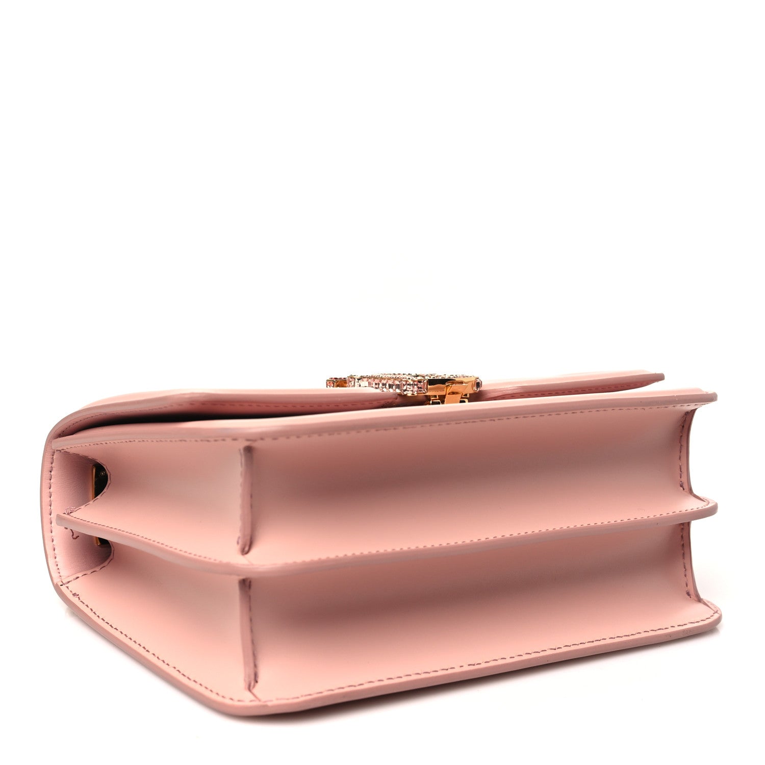 Burberry Calfskin Crystal Mini TB Bag Dusky Dusky Pink 4 of 13