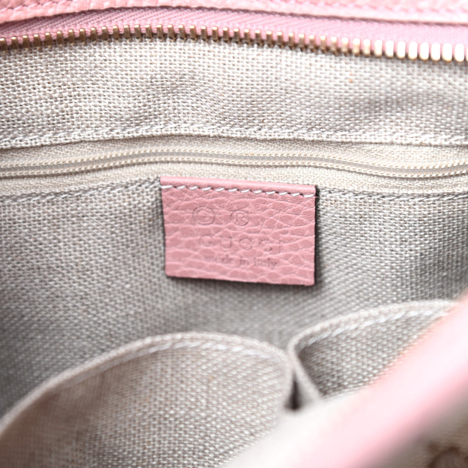 Gucci Monogram Small Bree Tote Beige Soft Pink 6 of 10