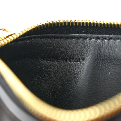 Celine Triomphe Calfskin Zipped Card Holder Black Black 7 of 8