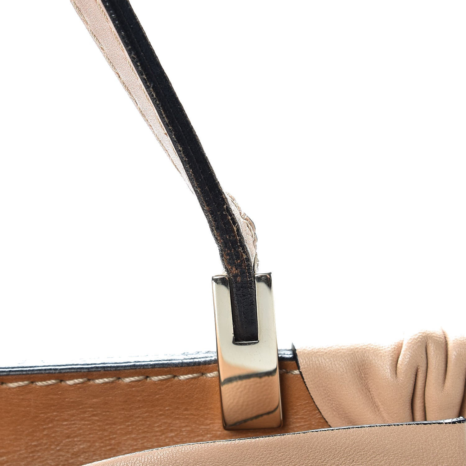 Valentino Garavani Nappa Large Aphrodite Bow Satchel Taupe 28 of 31